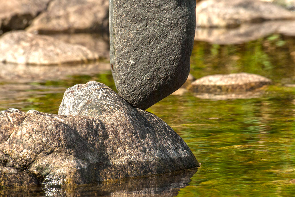 Steine in Balance