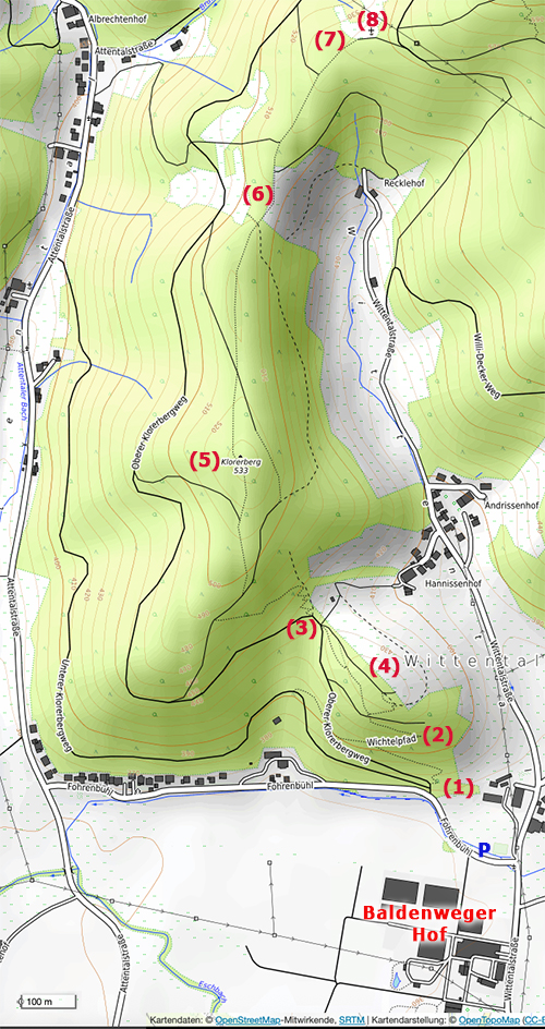 Weg zur Schlangenkapelle